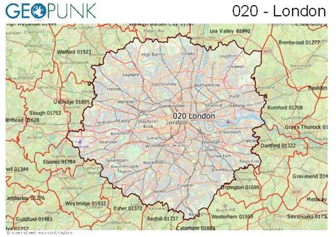 london area codes list.